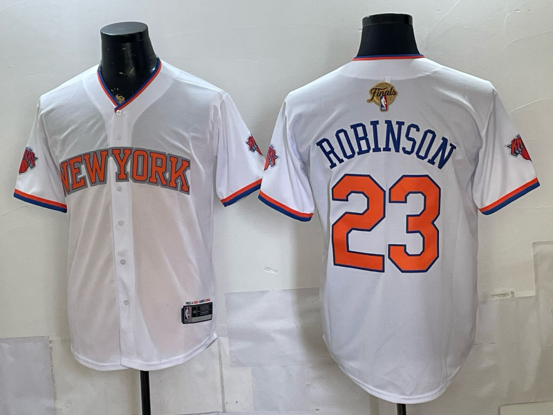 Men New York Knicks #23 Robinson white 2026 Nike NBA jersey 063001